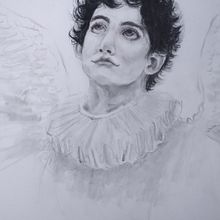 My project in Realistic Portrait with Graphite Pencil course. Traditional illustration, Fine Arts, Sketching, Pencil Drawing, Drawing, Portrait Drawing, Realistic Drawing, Artistic Drawing, and Figure Drawing project by Asya Gelman Sapozhnikova - 11.15.2021