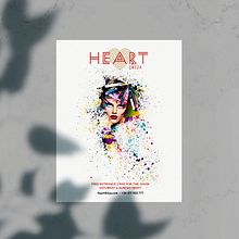 HEART IBIZA POSTER. Graphic Design, Br, ing, Identit, and Advertising project by Sara Bercebal - 05.26.2018