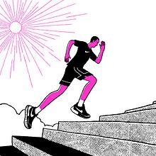 Give Your Runs Some Muscle · GIFs. Traditional illustration, and 2D Animation project by Martín Tognola - 06.01.2021