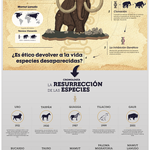 Mi Proyecto del curso: Desextinción. Un progetto di Gestione progetti di design, Design dell’informazione, Postproduzione fotografica, Scultura, Infografica, Disegno a matita e Disegno di cristian_8 - 16.11.2021