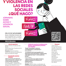 Cartel para jornadas de acoso Ein Projekt aus dem Bereich Werbung, Design, Grafikdesign und Interaktives Design von Alexandra Arriazu - 16.11.2021