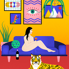 The moods. Traditional illustration project by Verónica Blanco - 11.16.2021