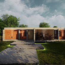 Mi Proyecto del curso: Ilustración digital de proyectos arquitectónicos. Un proyecto de Arquitectura, Paisajismo, Ilustración digital, Arquitectura digital e Ilustración arquitectónica de Natalia Melo - 17.11.2021
