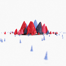 Some Trees. Motion Graphics, 3D, Animation, and Art Direction project by Rada - 01.01.2021