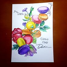 De "Yummy" macarons. Un progetto di Pittura ad acquerello e Disegno di phyl_in_arts - 13.11.2021