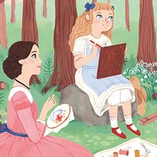 Mujercitas / Little Women. Un progetto di Illustrazione tradizionale, Character design, Disegno, Illustrazione digitale e Pittura gouache di Julia Bereciartu - 17.11.2021