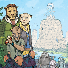 Unpublished creator owned sci-fi project. Un progetto di Illustrazione tradizionale, Fumetto, Stor e telling di André Lima Araújo - 17.11.2021