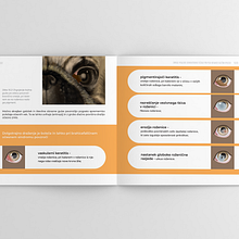 "Pretty, Prettier, Sick; a Handbook on Medical Complications and Medical Treatment of Brachiocephalic Breeds". Projekt z dziedziny Design, Trad, c, jna ilustracja i Edukacja użytkownika Klara Škrlec - 17.11.2021