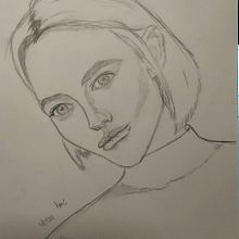 My project in Portrait Sketchbooking: Explore the Human Face course. Sketching, Portrait Drawing, Artistic Drawing, Sketchbook, and Drawing project by Karen Mottern - 11.18.2021
