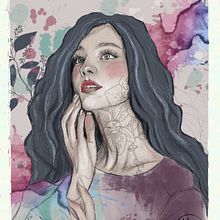 Mój projekt z kursu: Portret ilustrowany z Procreate. Traditional illustration, Vector Illustration, Digital Illustration, and Portrait Drawing project by monia_punk77 - 11.12.2021