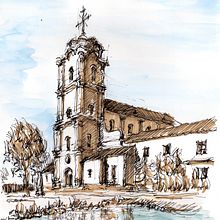 Architecture of The Western Europe. Arquitetura e Ilustração tradicional projeto de Ian Dr - 18.11.2021