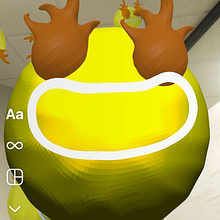 Mi Proyecto del curso: Filtros de realidad aumentada para Instagram y Facebook. 3D, Social Media, 3D Modeling, Instagram, and Social Media Design project by Apolo Ibargüen - 11.16.2021