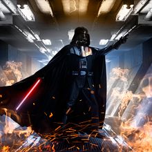 Darth Vader - Leandro Freire. Un progetto di Fotografia, Postproduzione fotografica, Ritocco fotografico, Fotografia digitale, Fotografia artistica, Fotomontaggio e Design di Leandro Freire - 16.11.2021