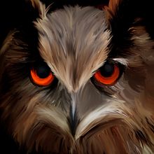 CORUJA. Un proyecto de Ilustración tradicional, Pintura digital y Gestión del Portafolio de Kawan Rodrigues dos Santos - 18.11.2021