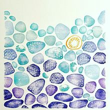 My project in Sketchbooking with Handmade Stamps course. Projekt z dziedziny Trad, c, jna ilustracja, Pattern design, Stemple i Sketchbook użytkownika Emily Hiles - 19.11.2021