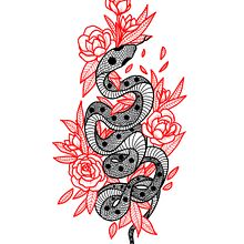 Mój projekt z kursu: Tatuaż dla początkujących. Desenho de tatuagens projeto de nicole_rozynek_97 - 19.11.2021