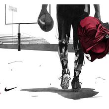 NIKE NCAA. Traditional illustration, Pencil Drawing, Digital Drawing, Drawing, and Fine Arts project by Thomas Cian - 01.10.2018