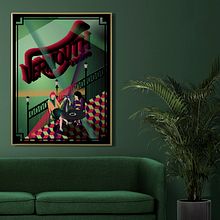 Vermouth - Mi Proyecto del curso: Ilustración digital estilo art déco. Un proyecto de Ilustración tradicional, Bellas Artes, Diseño de carteles e Ilustración digital de Mónica Colias - 19.11.2021
