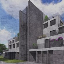 Zielone Tarasy Gdańsk. Architecture project by mikolaj_jarzyna - 06.01.2021