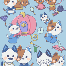 Il mio progetto del corso: Illustrazione di una storia in stile kawaii. Projekt z dziedziny Trad, c, jna ilustracja, Projektowanie postaci, Ilustracja c, frowa i Manga użytkownika Elisa - 19.11.2021
