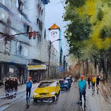 Mi Proyecto del curso: Paisajes urbanos en acuarela. Fine Arts, Watercolor Painting, and Architectural Illustration project by bejerano_tome - 11.20.2021