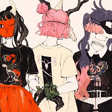 Apparel/T-Shirt designs with Fukumono. Un proyecto de Ilustración tradicional y Diseño de moda de Liya - 22.11.2021