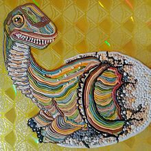 My project in Introduction to Plasticine Painting course. Un projet de Artisanat, Beaux Arts, Peinture , et Créativité avec les enfants de Nataliia Didukh - 16.11.2021