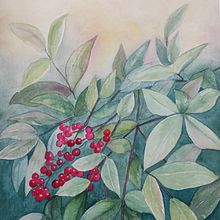 Il mio progetto del corso: Tecniche di acquerello in negativo per illustrazione botanica. Traditional illustration, Watercolor Painting, and Botanical Illustration project by Sandra Rui - 11.22.2021