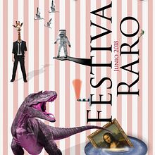 Cartelería: Festival raro. Projekt z dziedziny Projektowanie graficzne i  Projektowanie plakatów użytkownika Luis Lorenzo Soto Pons - 23.11.2021
