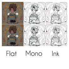 Steampunk Gibson Girl. Un proyecto de Ilustración tradicional, Ilustración digital y Cómic de Chiara Gagliardini - 23.11.2021