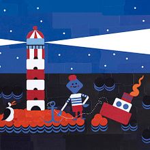 ¡Noche toca los platillos!. Een project van Redactioneel ontwerp, Traditionele illustratie, Kinderillustratie,  Creativiteit, Collage,  Art direction, Ontwerp van personages, Grafisch ontwerp y Creativiteit met kinderen van Diego Bianki - 21.05.2021