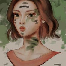 Mój projekt z kursu: Cyfrowe portrety fantasy w Photoshopie - wojowniczka. Traditional illustration, Drawing, Digital Illustration, Portrait Drawing, Digital Drawing, and Digital Painting project by agnese_zarzycka - 11.23.2021