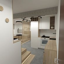 Apartment 30m2. Interior Design project by Anthi Lefantzi - 03.02.2020