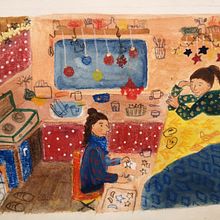 Mein Kursprojekt: Das Skizzenbuch als Erkundungsreise: Finde deinen Zeichenstil. Un progetto di Illustrazione tradizionale, Bozzetti, Creatività, Disegno, Pittura ad acquerello, Sketchbook e Pittura gouache di sina_hemmann - 24.11.2021