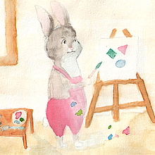 My project in Animal Characters in Watercolor for Children’s Books course. Traditional illustration, Fine Arts, Painting, Drawing, Watercolor Painting, Children's Illustration, and Narrative project by Ivy Wong - 11.24.2021