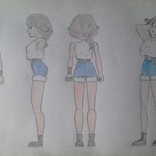 Mi Proyecto del curso: Dibujo de personajes manga desde cero. Un progetto di Illustrazione tradizionale, Character design, Fumetto, Disegno a matita, Disegno e Manga di Diego Maidana - 24.11.2021