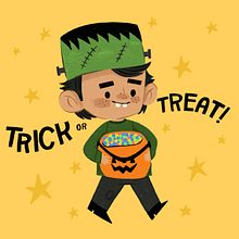 Trick or Treat!. Traditional illustration project by Shauna Lynn Panczyszyn - 10.31.2021