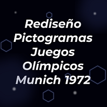 Rediseño Pictogramas Juegos Olímpicos 1972. Een project van  Ontwerp, Grafisch ontwerp y Bewegwijzering van Camilo Hernández Linares - 24.11.2021