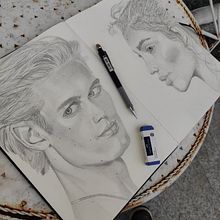 profile portrait Ein Projekt aus dem Bereich Bleistiftzeichnung, Porträtzeichnung und Realistische Zeichnung von lucasalva2511 - 25.11.2021