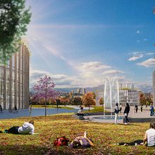 Mi Proyecto del curso: Técnicas de Matte Painting para ArchViz. Een project van Retoucheren van foto's, Digitale fotografie, Digitale architectuur, Architecturale visualisatie, Fotomontage y Matte painting van Mohammed Al talib - 25.11.2021