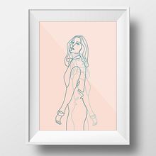 Retratos lineales . Traditional illustration, Design, Artistic Drawing, and Sketchbook project by Lisa Fernández Karlsson - 11.25.2021