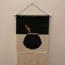 Mi Proyecto Mate Yin-Yang . Decorațiuni, Arte din fibre, DIY și Croșetat de Barbara - 11.24.2021