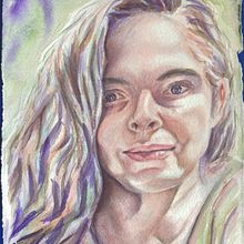 My project in Artistic Portrait with Watercolors course. Fine Arts, Painting, Watercolor Painting, and Portrait Drawing project by irina_ni - 11.25.2021