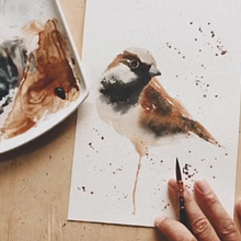 Meu projeto do curso: Aquarela naturalista com expressão e personalidade. Projekt z dziedziny Trad, c, jna ilustracja, Malowanie akwarelą, Ilustracja naturalist i czna użytkownika Talita Anjos - 24.11.2021