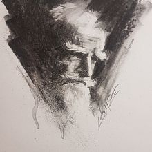 My project in Artistic Charcoal Portraiture: Creating Atmosphere course. Traditional illustration, Fine Arts, Drawing, Portrait Drawing, Realistic Drawing, and Artistic Drawing project by silvolavtizar - 11.25.2021
