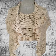 Bolero y Top Gregoria  . Croșetat de Gabriela García Andrade - 11.26.2021