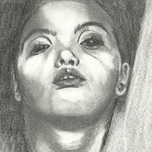 Meu projeto do curso: Retrato artístico com carvão vegetal: criando atmosferas. Traditional illustration, Fine Arts, Drawing, Portrait Drawing, Realistic Drawing, and Artistic Drawing project by mayermoraes - 11.26.2021