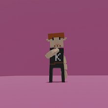 Mi Proyecto del curso: Introducción al voxel art para el diseño de personajes. Un progetto di 3D, Character design, Animazione 3D, Modellazione 3D e Character design 3D di jhonanibal576 - 23.11.2021