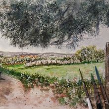 Mi Proyecto del curso: Paisajes naturales en acuarela. Un proyecto de Bellas Artes, Pintura y Pintura a la acuarela de Carme Farrerons - 26.11.2021