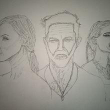 My project in Portrait Sketchbooking: Explore the Human Face course. Un proyecto de Bocetado, Dibujo, Dibujo de Retrato, Dibujo artístico y Sketchbook de Vendula Brunhoferová - 26.11.2021